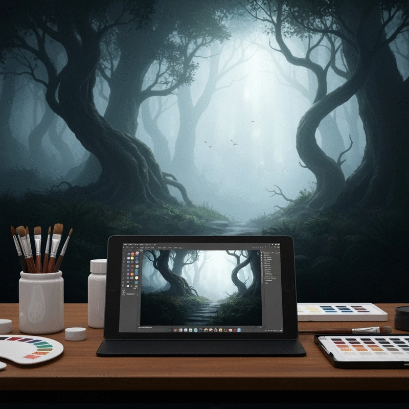 Step-by-Step Guide to Drawing Atmospheric Dark Fantasy Scenes: Tips from Professional Illustrators